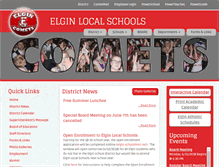 Tablet Screenshot of elginschools.org